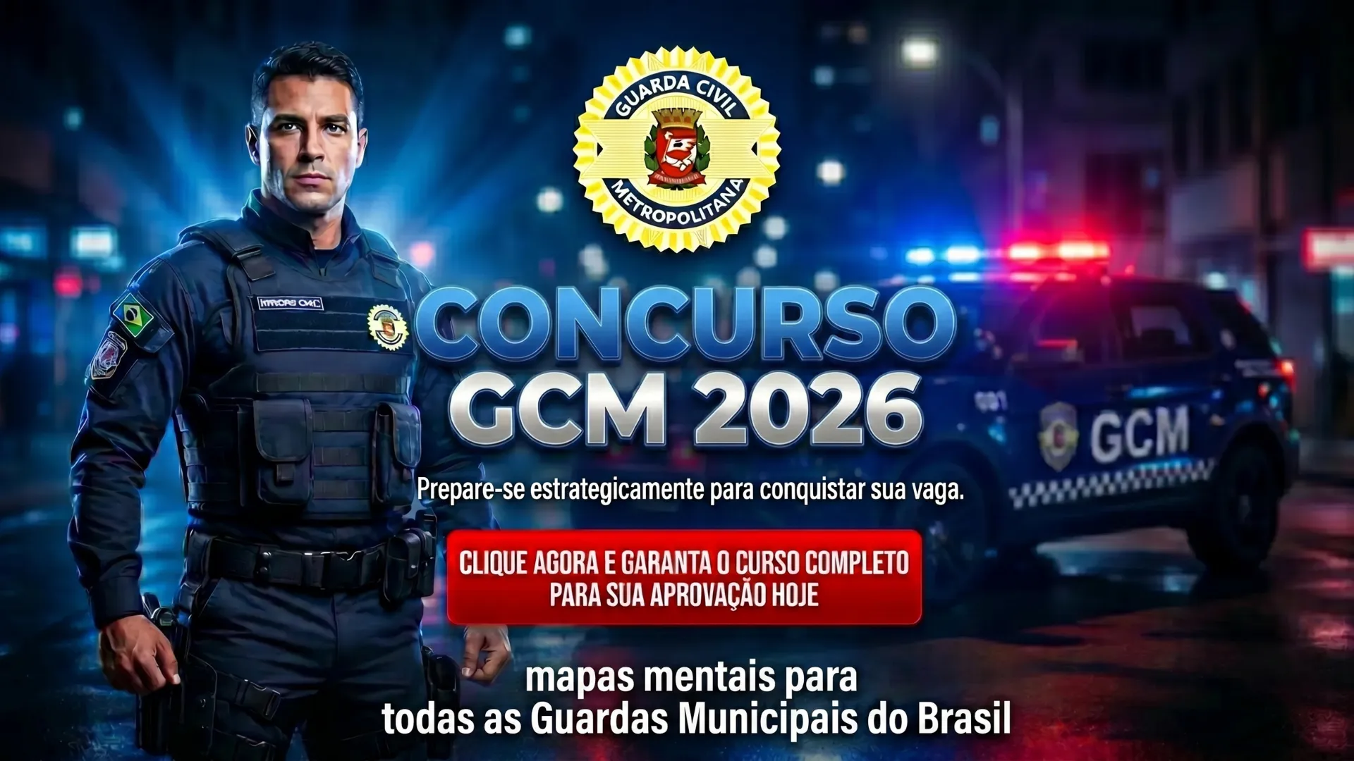 Mapas Mentais para Concursos da Guarda Municipal