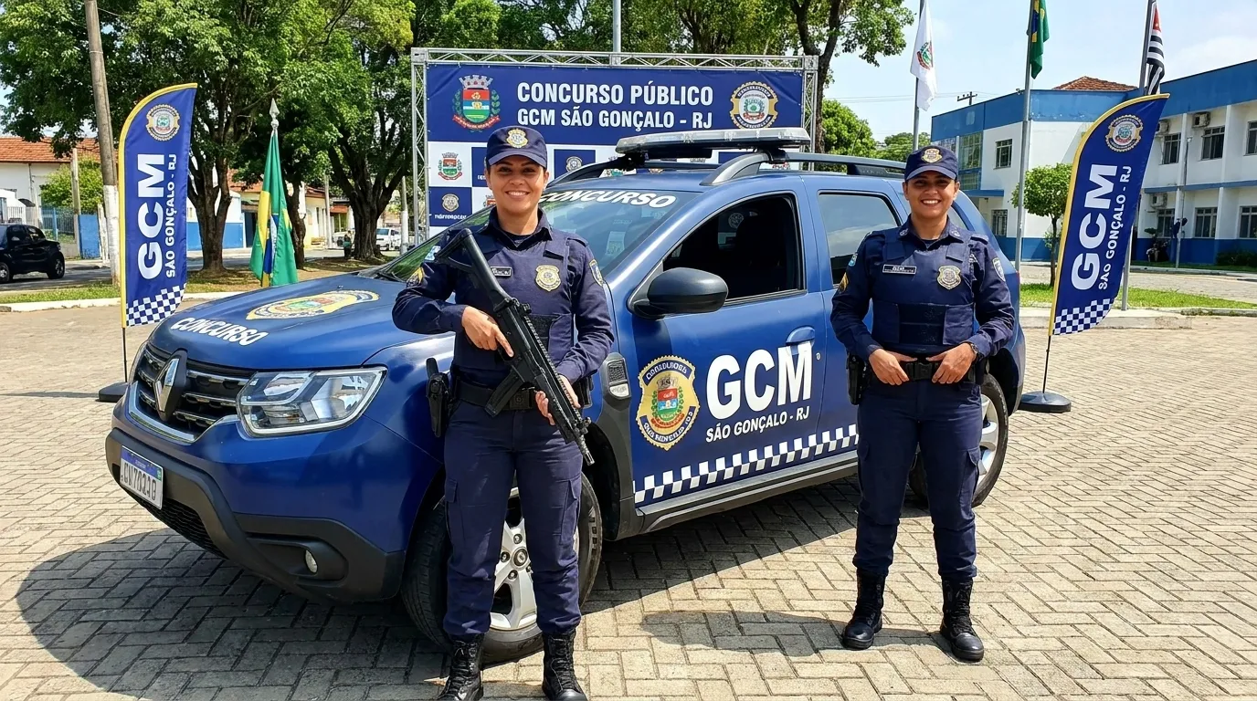 Provas e etapas do concurso GCM São Gonçalo RJ