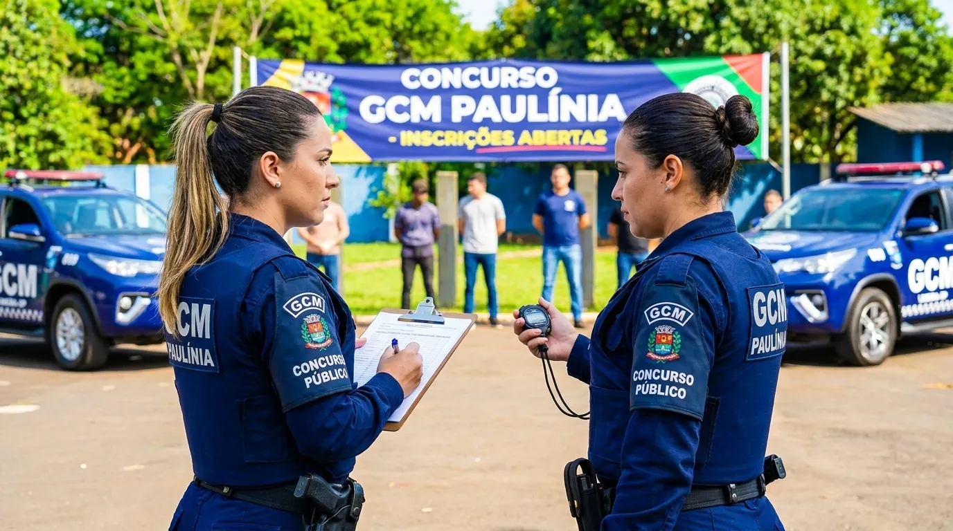 Concurso Prefeitura de Paulínia 2026: 40 Vagas para Guarda Municipal + Benefícios