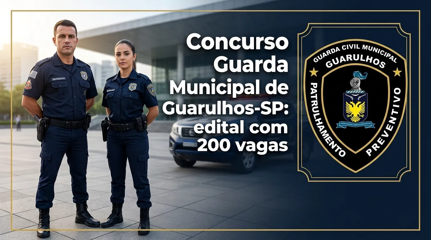 Dicas para concursos públicos e preparação para GCM Guarulhos