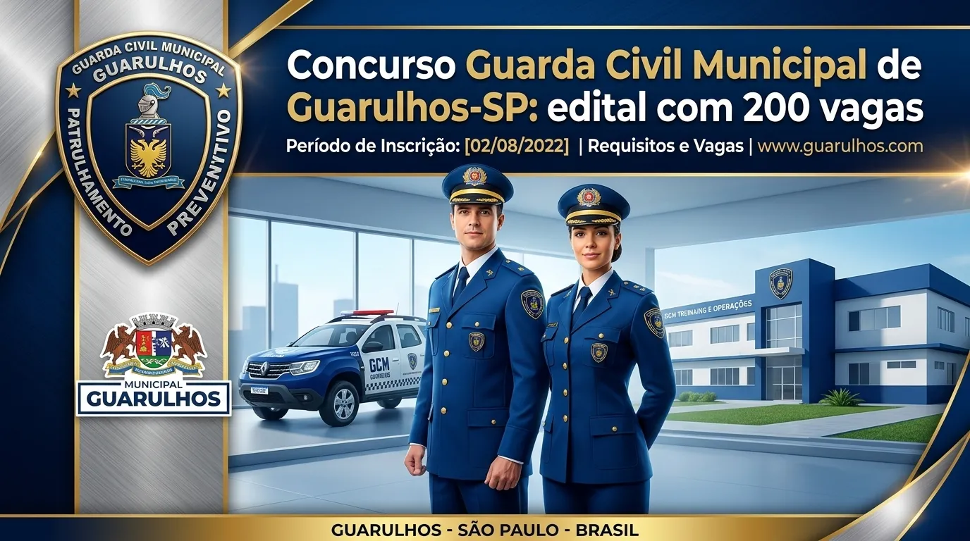 Editais e provas para concursos de Guarda Municipal